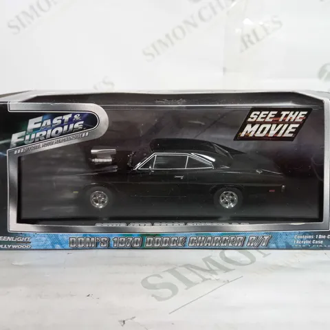 FAST AND FURIOUS DOMS 1970 DODGE CHARGER R/T - LIMITIED EDITION