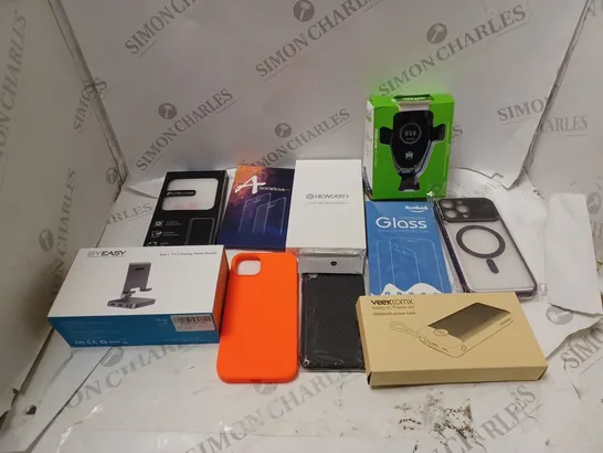 APPROXIMATELY 20 ASSORTED ITEMS TO INCLUDE TEMPERED GLASS, POWER BANKS AND PHONE CASES