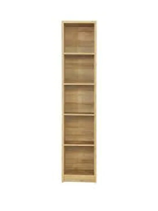 BOXED METRO TALL BOOKCASE IN OAK - 1 OF 1