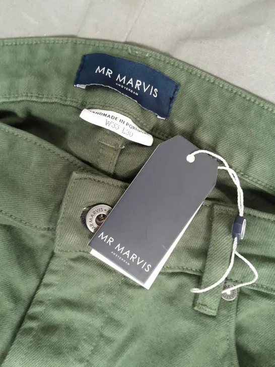 MR MARVIS THE FIVE POCKETS JEANS IN FAIRWAYS GREEN - W33 L30