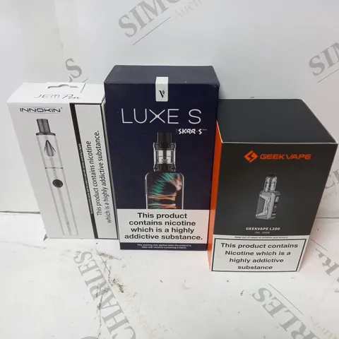 BOX OF APPROXIMATELY 20 ASSORTED E-CIGARETTES