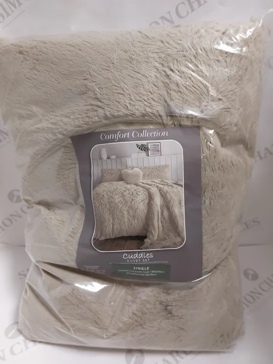 COMFORT COLLECTION CUDDLES SINGLE DUVET SET