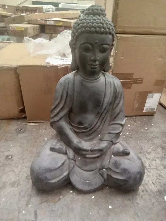 BOXED LARGE SITTING BUDHA FIGURE