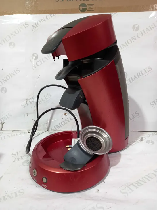 PHILIPS SENSEO COFFEE MACHINE IN RED 