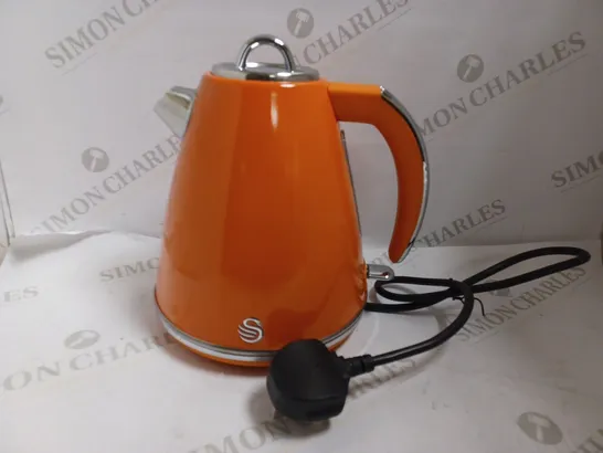 SWAN RETRO ELECTRIC KETTLE - ORANGE