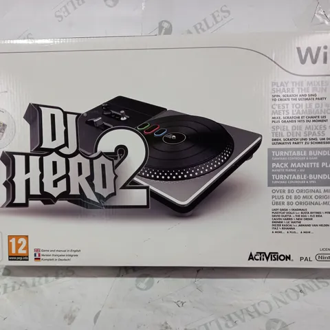 BOXED DJ HERO 2 FOR WII