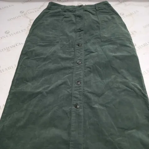 SEASALT CORNWALL GREEN SKIRT - UK 10