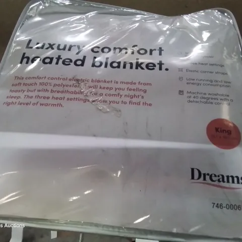 BAGGED DREAMS KINGSIZE HEATED BLANKET