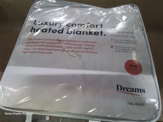 BAGGED DREAMS KINGSIZE HEATED BLANKET