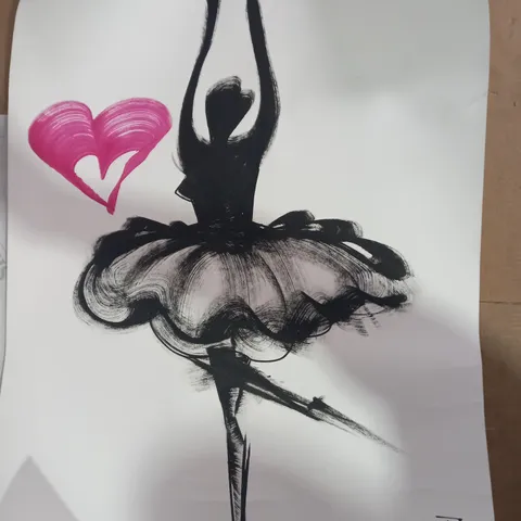 PICO FAVELADO SINGED BALLERINA ARTWORK