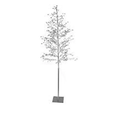 BOXED ALISON CORK PRE LIT JEWELED TREE IN SILVER - COLLECTION ONLY