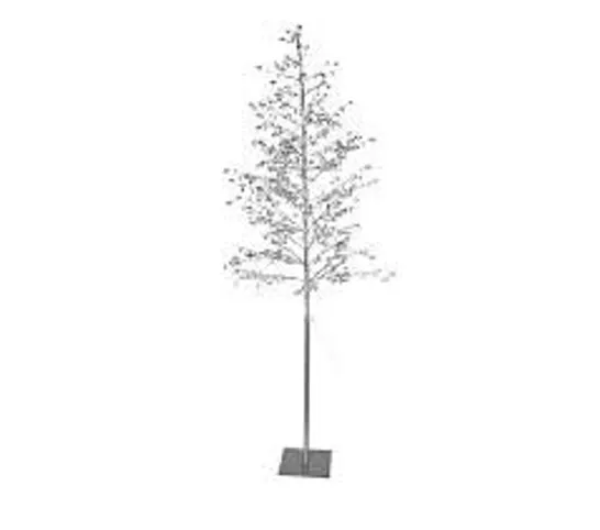 BOXED ALISON CORK PRE LIT JEWELED TREE IN SILVER - COLLECTION ONLY