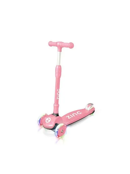 BOXED ZINC 3 WHEELED LIGHT UP STAR SCOOTER  RRP £39.99