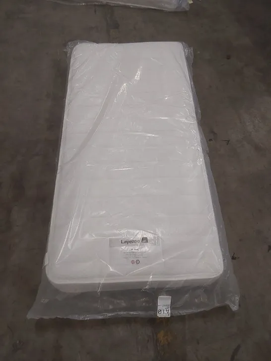 QUALITY BAGGED LAYEZEE 3FT SINGLE MEMORY FOAM LAYER MATTRESS 