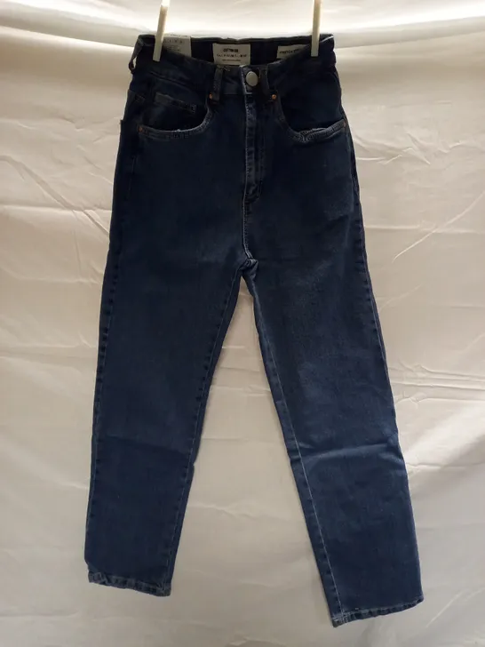 BOX OF APPROX 5 BRAND NEW COTTON:ON STRAIGHT STRETCH JEANS - COOGEE BLUE SIZE AUS 8