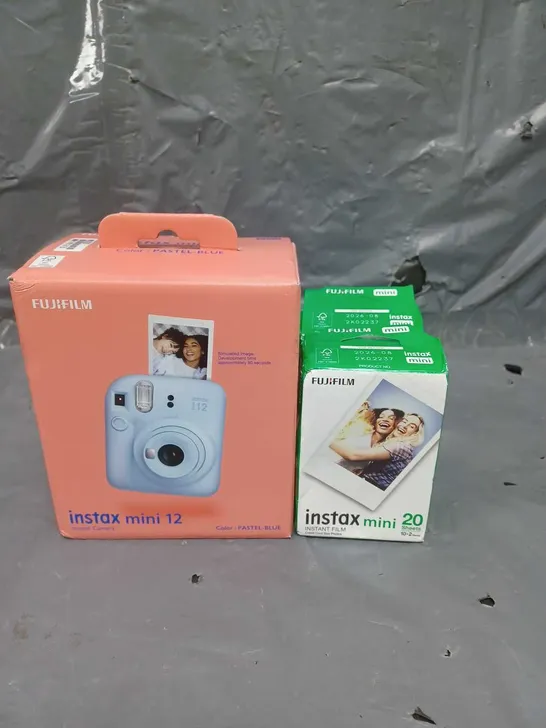 FUJIFILM INSTAX MINI 12 INSTANT CAMERA WITH 40 SHOT FILM PACK