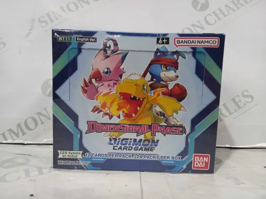 BANDAI NAMCO DIGIMON CARD GAME - DIMENSIONAL PHASE BT11 BOOSTER BOX