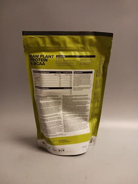 VIVOLIVE RAW PLANT PROTEIN & BCAA IN SALTED MACA CARAMEL 532G