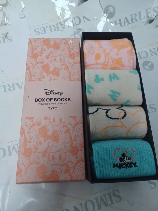 SET OF 4 MICKEY MOUSE MULTI PACK SOCKS