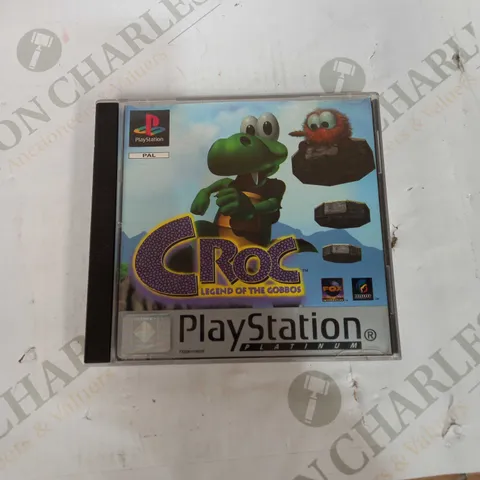 PLAYSTATION PLATINUM CROC LEGEND OF THE GOBBOS 