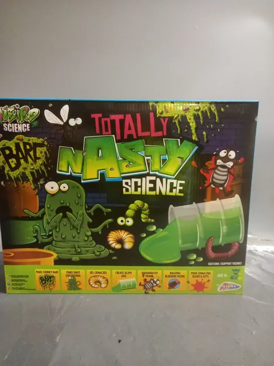 LOT OF 8 TOTALLY NASTY SCIENCE PLAY SETS