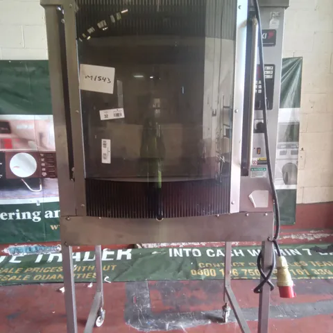 COMMERCIAL BKI SINGLE ROTISSERIE OVEN