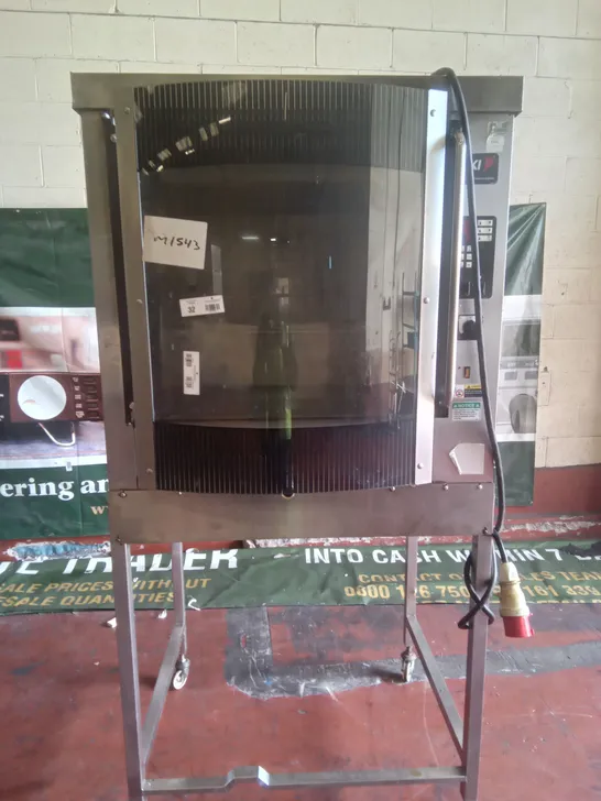 COMMERCIAL BKI SINGLE ROTISSERIE OVEN