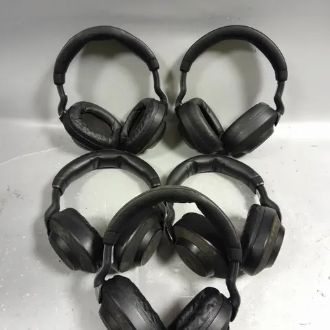 5 X JABRA WIRELESS BLUETOOTH HEADPHONES IN BLACK