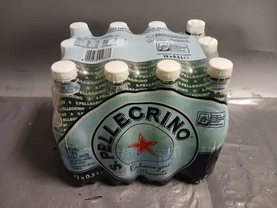 12 0.5L S.PELEGRINO SPARKLING MINERAL WATER - COLLECTION ONLY