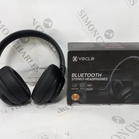 BOXED VOCLO BLUETOOTH STEREO HEADPHONES IN BLACK