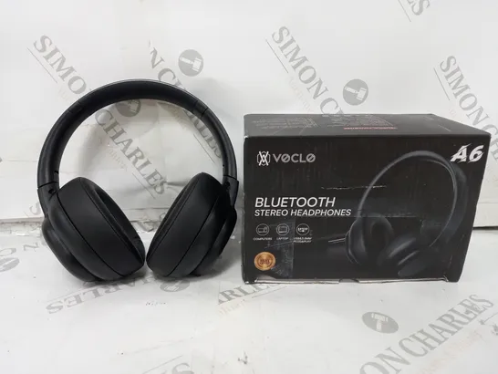 BOXED VOCLO BLUETOOTH STEREO HEADPHONES IN BLACK