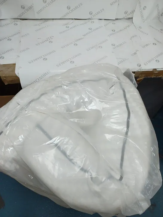 WHITE MATTRESS SIZE UNSPECIFIED - COLLECTION ONLY 