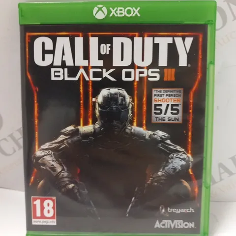 XBOX CALL OF DUTY BLACK OPS III