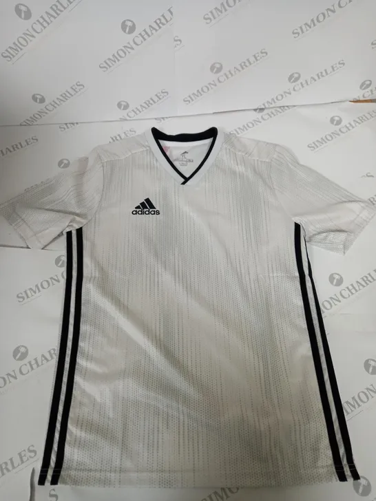 ADIDAS LOGO CLIMATE JERSEY SIZE 13-14 YEARS