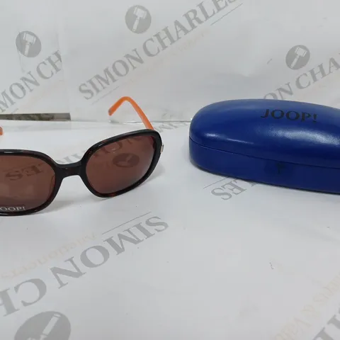 JOOP! OVAL FRAMED ORANGE/TORTOISE SUNGLASSES 