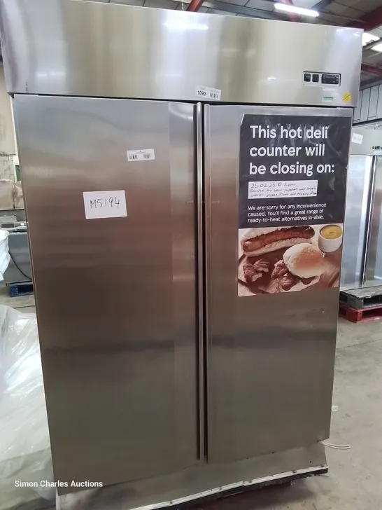 POLARIS COMMERCIAL DOUBLE DOOR TALL FRIDGE SA TN 140