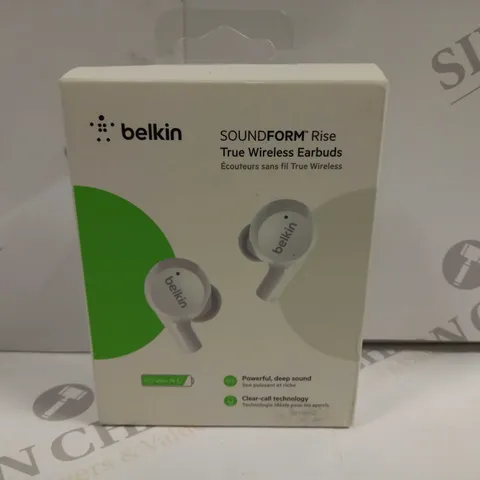 SEALED BELKIN SOUNDFORM RISE TRUE WIRELESS EARBUDS