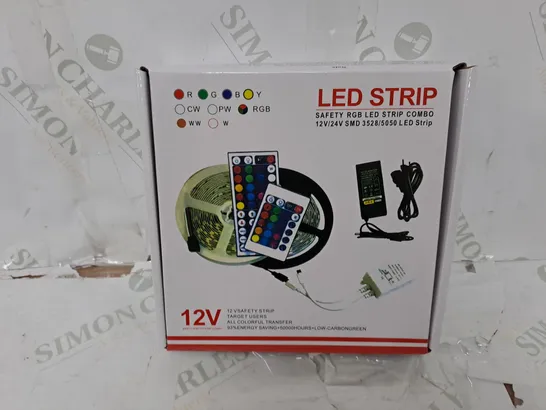 BOXED 12V LED STRIP SAFETY RGB LED STRIP COMBO