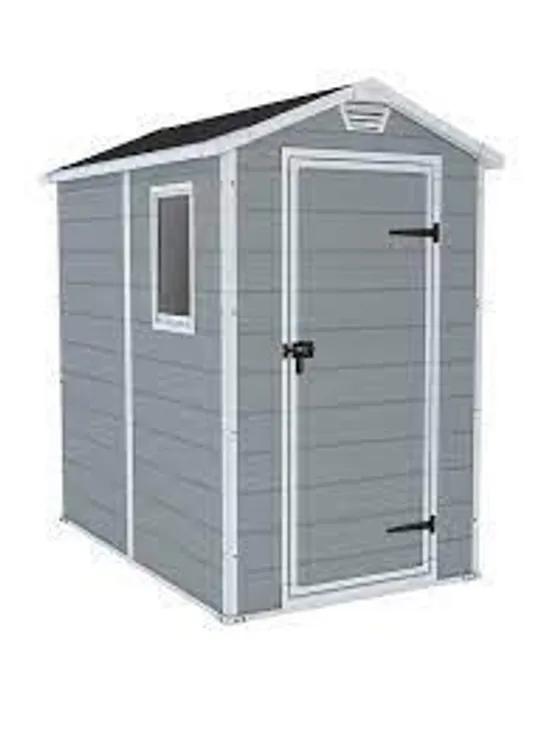 BOXED KETER MAINTENANCE FREE SHED 4X6