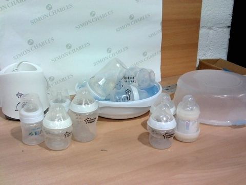 TOMMEE TIPPEE BOTTLES AND INCUBATOR 