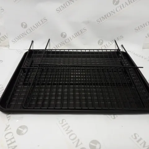 DISH RACK MATT IRON BLACK