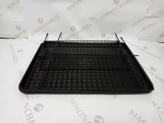 DISH RACK MATT IRON BLACK