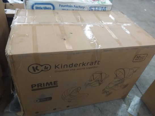 BOXED KINDER KRAFT PRIME GONDOLA, STROLLER AND CAR SEAT