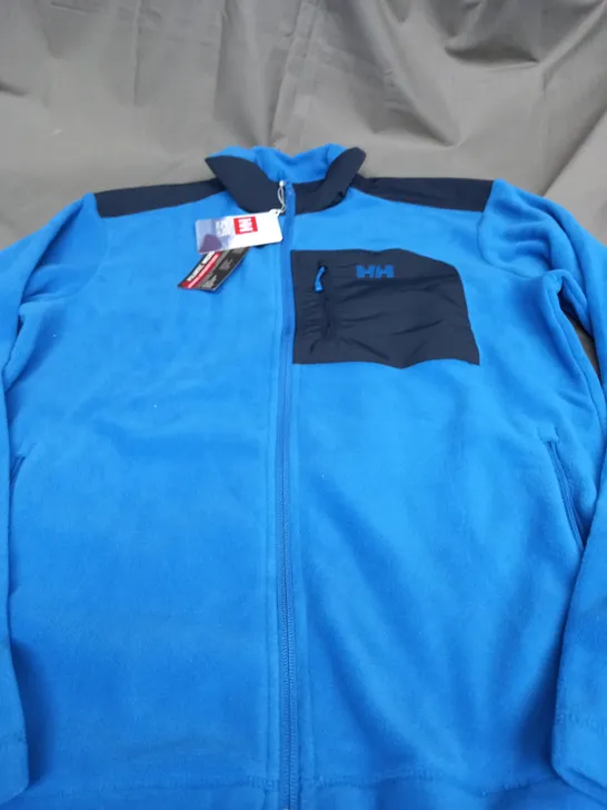 HELLY HANSEN DAYBREAKER BLACK JACKET IN BLUE - M