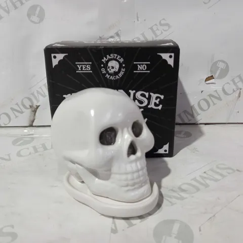 MASTER OF MACABRE INCENSE SKULL