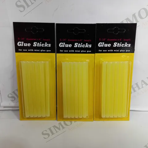 BOX OF APPROX 25 GLUE STICK 5/16 DIAMETER 4 LENGTH FOR MINI GLUE GUN