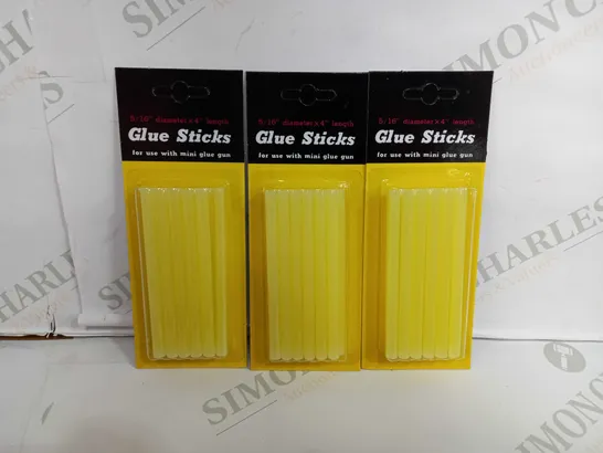 BOX OF APPROX 25 GLUE STICK 5/16 DIAMETER 4 LENGTH FOR MINI GLUE GUN