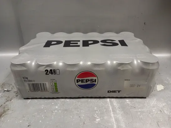 SEALED 24 X DIET PEPSI CANS - 24 X 330ML - COLLECTION ONLY 