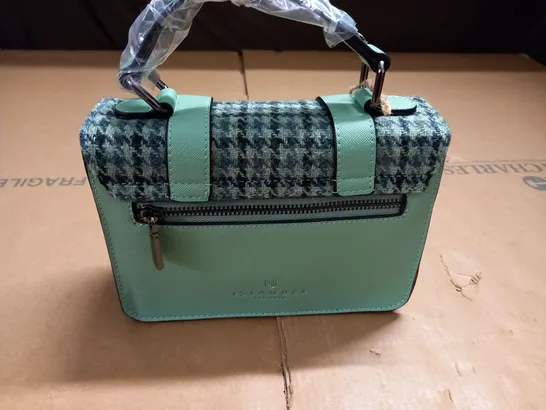 ISLANDER GREEN HARRIS TWEED BAG