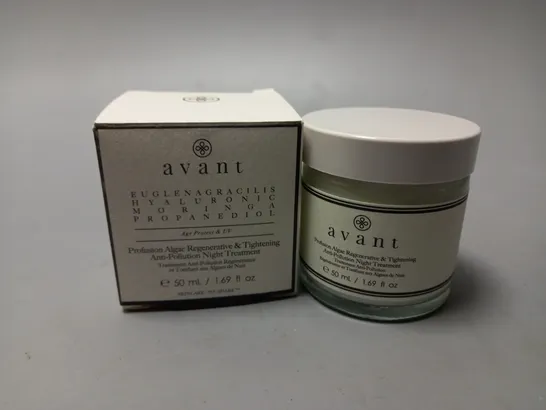 BOXED AVANT PROFUSUSION ALGAE REGENERATIVE & TIGHTENING ANTI-POLLUTION NIGHT TREATMENT (50ml)